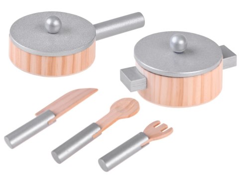 Interaktywna BIAŁA kuchnia drewniana dla dzieci Indukcja + akcesoria ZA4127