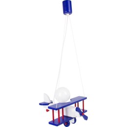 Samolot mały niebiesko-biało-czerwony