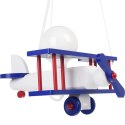Samolot mały niebiesko-biało-czerwony