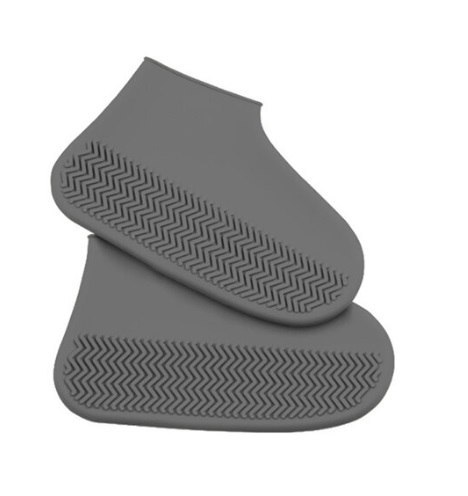 Nakładki przeciwdeszczowe na buty ochraniacze nieprzemakalne przeciwdeszczowe kalosze M szare roz. 35-38
