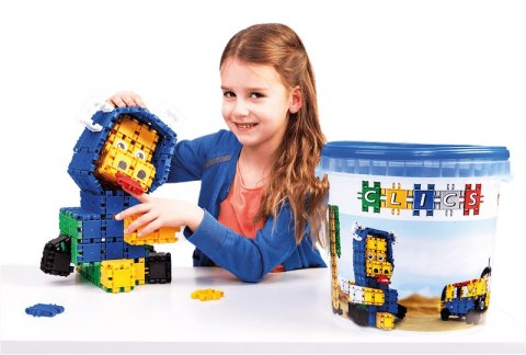 Clics Wiaderko 10w1 275 el. - Klocki konstrukcyjne