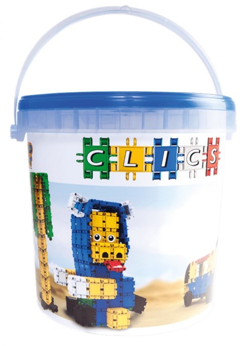 Clics Wiaderko 10w1 275 el. - Klocki konstrukcyjne