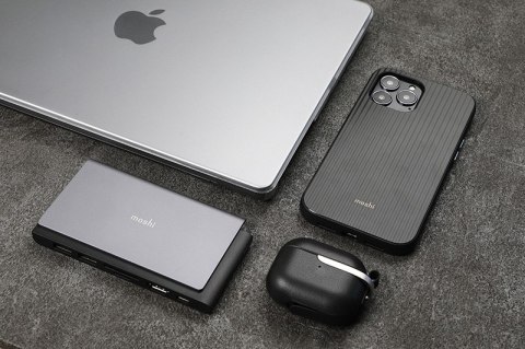 Moshi iGlaze Hardshell Case - Obudowa MacBook Pro 14" (2021) (Stealth Clear)