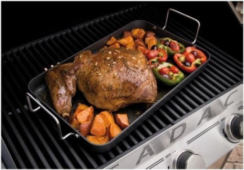 Brytfanna prostokątna z uchwytami CADAC Meridian z powłoką GreenGrill®