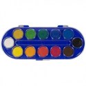 Farby akwarele w plastikowym etui - 12 kolorów locomotif