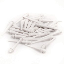 Końcówki do rzutek plastikowe Spare 50szt białe