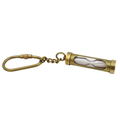 Brelok mosiężny Klepsydra - Key-0091