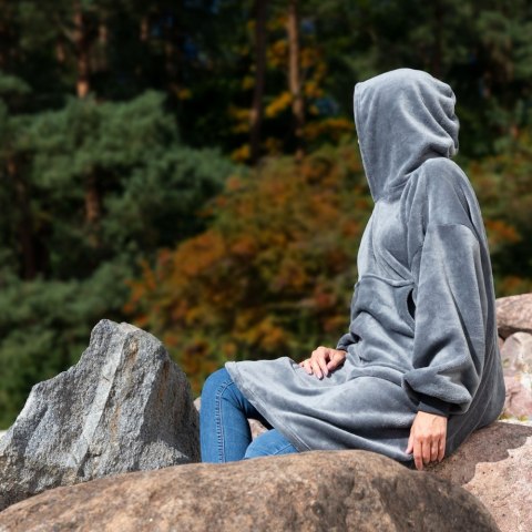 Bluzair Koco Bluza Oversize z Kapturem Polska 4w1