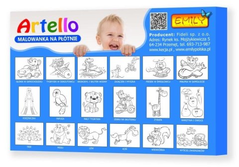 Artello - Malowanka Na Płótnie - 2 Obrazy - Zestaw Deluxe