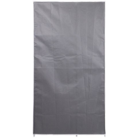 Szafa tekstylna garderoba 90x45x170cm ciemno-szara 8811