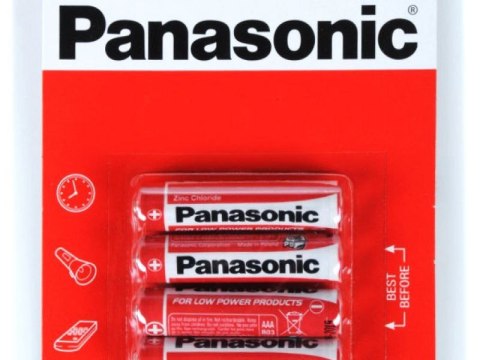 Bateria Cynkowo-Węglowa Panasonic 1,5V R03 AAA - Blister 4 szt.