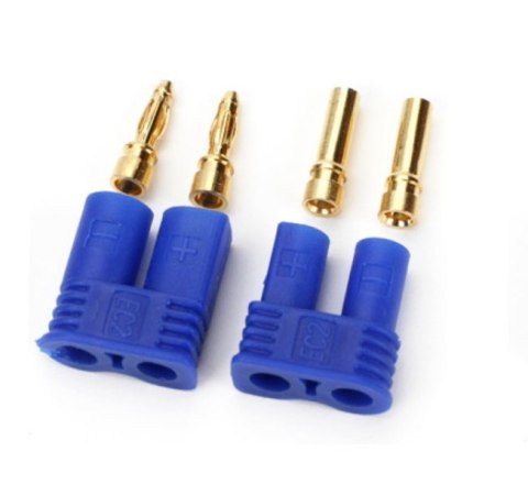 Konektor EC2 - gniazdo + wtyk - EC-2