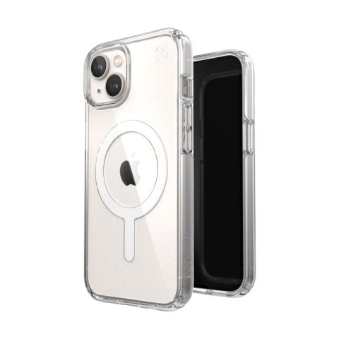 Speck Presidio Perfect-Clear + MagSafe - Etui iPhone 14 z powłoką MICROBAN (Clear)