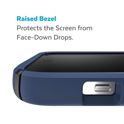 Speck Presidio2 Pro - Etui iPhone 14 Pro Max z powłoką MICROBAN (Coastal Blue / Black / White)