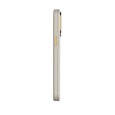 Moshi Napa Slim MagSafe - Skórzane etui iPhone 14 Pro Max (Serene Gray)