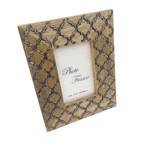 Drewniana ramka na zdjęcia - A-1133 - koniczynka marokańska