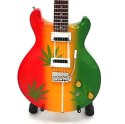 Mini gitara -Bob Marley -Tribute - Ganja, skala 1:4; MGT-0468