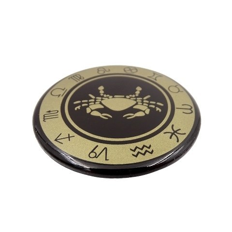 Rak - znak zodiaku - magnes. Śr. 6cm; metal emaliowany