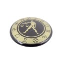 Waga - znak zodiaku - magnes. Śr. 6cm; metal emaliowany
