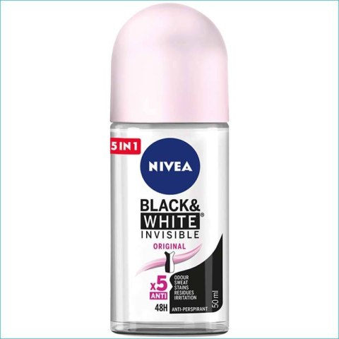 Nivea Black&White Original Antyperspirant roll-on 50 ml