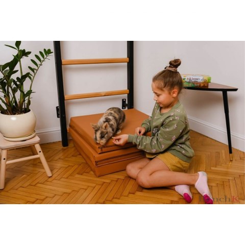Materac gimnastyczny składany 180cm BenchK brązowy