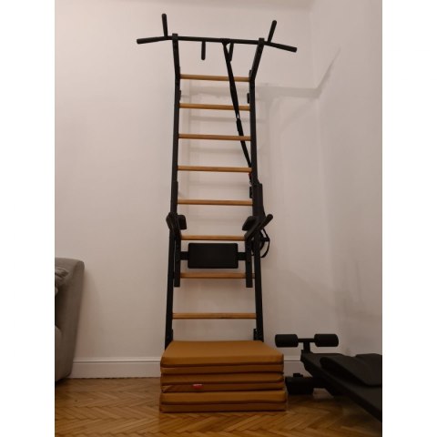 Materac gimnastyczny składany 180cm BenchK brązowy