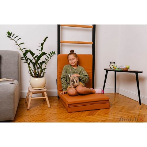 Materac gimnastyczny składany 180cm BenchK brązowy