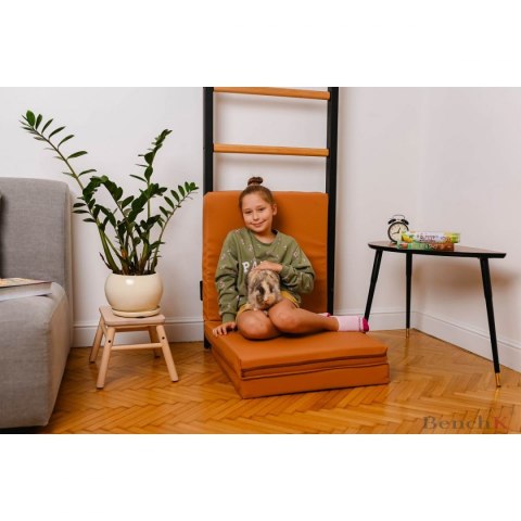 Materac gimnastyczny składany 180cm BenchK brązowy