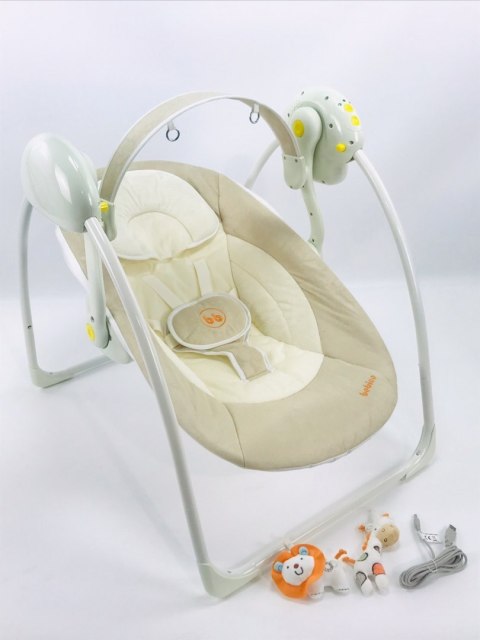 Bujaczek automatyczny KIDI SWING - beżowy