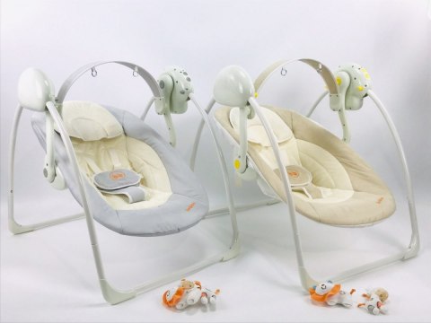 Bujaczek automatyczny KIDI SWING - beżowy