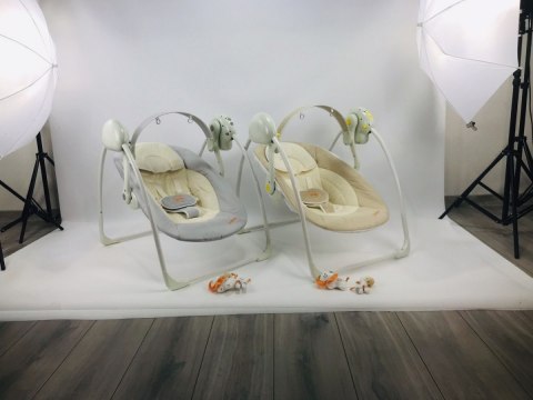 Bujaczek automatyczny KIDI SWING - beżowy