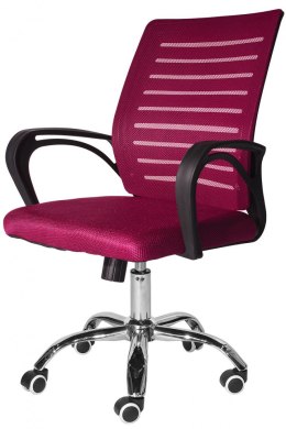 Fotel obrotowy do biurka ARNO BURGUNDY