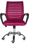 Fotel obrotowy do biurka ARNO BURGUNDY