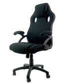 Fotel obrotowy do biurka CARRERA M BLACK FABRIC