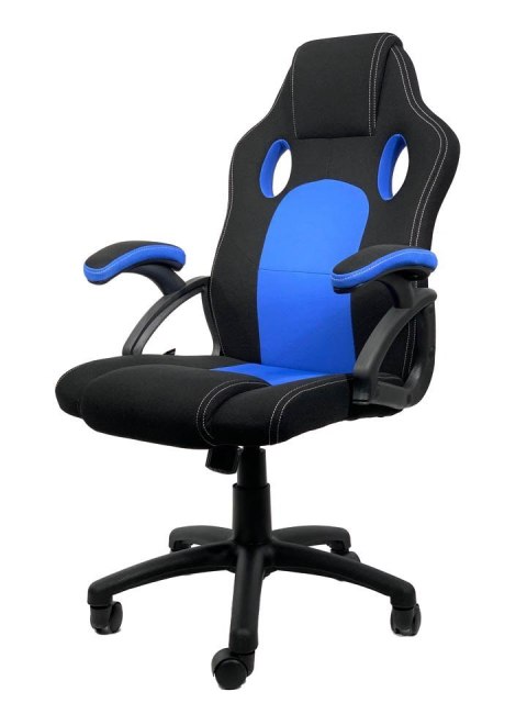 Fotel obrotowy do biurka CARRERA M BLUE FABRIC