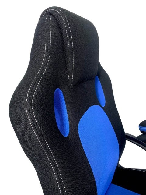 Fotel obrotowy do biurka CARRERA M BLUE FABRIC