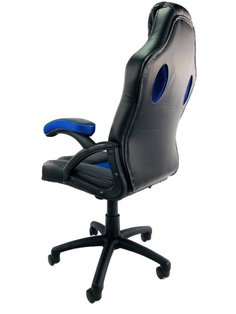 Fotel obrotowy do biurka CARRERA M BLUE PU