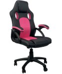 Fotel obrotowy do biurka CARRERA M PINK PU