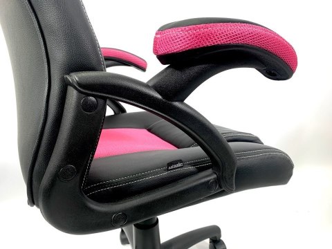 Fotel obrotowy do biurka CARRERA M PINK PU