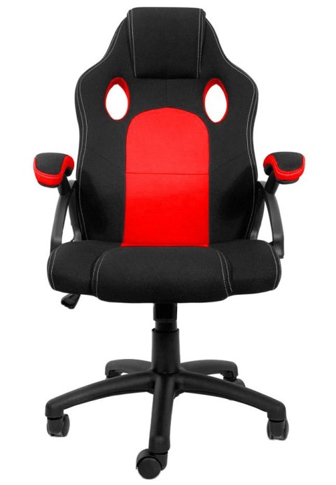 Fotel obrotowy do biurka CARRERA M RED FABRIC