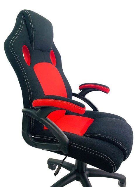 Fotel obrotowy do biurka CARRERA M RED FABRIC