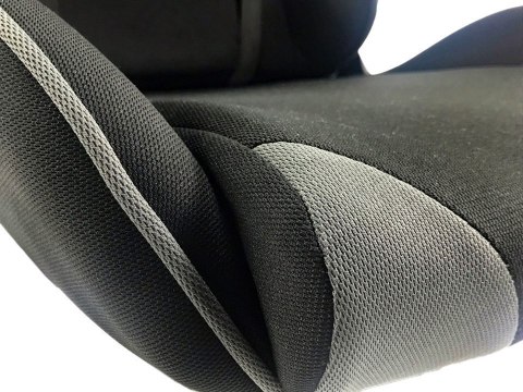 Fotel obrotowy gamingowy GTS GREY FABRIC XL