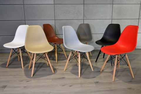 Krzesło skandynawskie IMPERIA BROWN