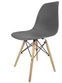Krzesło skandynawskie IMPERIA DARK GREY