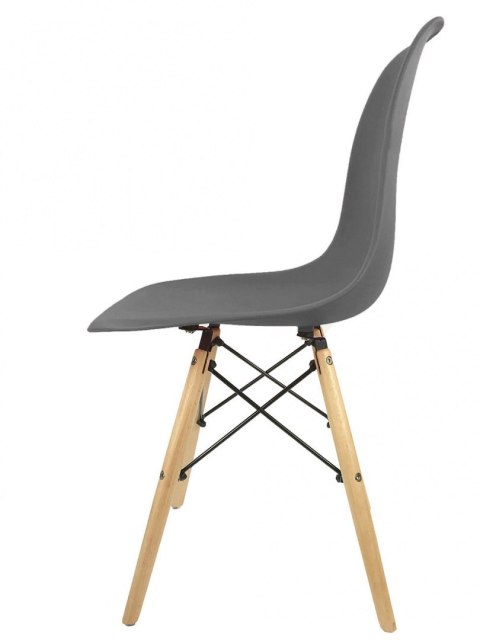 Krzesło skandynawskie IMPERIA DARK GREY