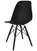 Krzesło skandynawskie IMPERIA NERO SMOKE