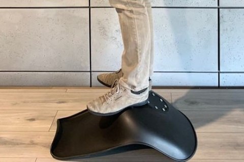 Krzesło skandynawskie MONZA DARK GREY Pro - Grey Fabric V