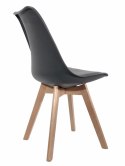 Krzesło skandynawskie MONZA DARK GREY