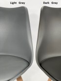 Krzesło skandynawskie MONZA DARK GREY