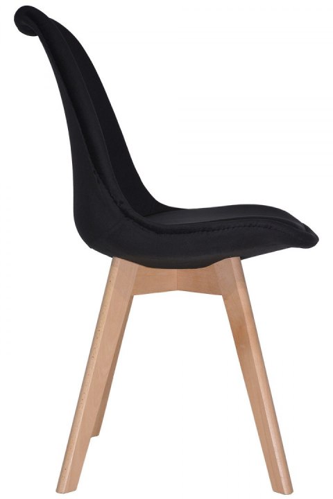 Krzesło skandynawskie MONZA GRANDE BLACK VELVET
